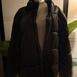 Forever 21 Black Puffer Jacket